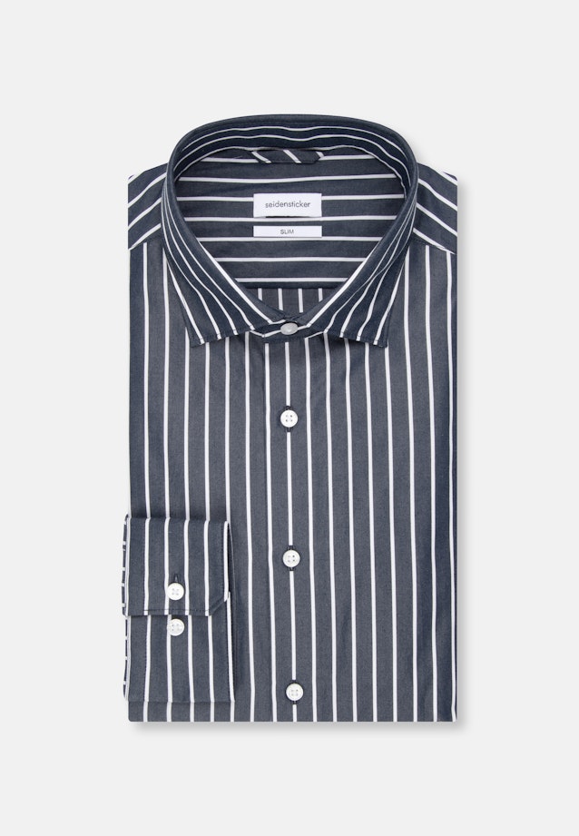 Slim Chemise d'affaires rayures in Bleu Foncé |  Seidensticker Onlineshop