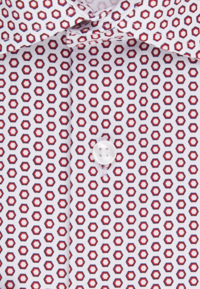 Regular Business shirt Print in Red |  Seidensticker Onlineshop