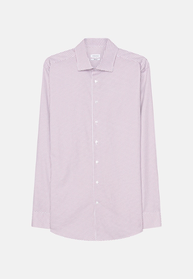 Regular Business shirt Print in Red |  Seidensticker Onlineshop