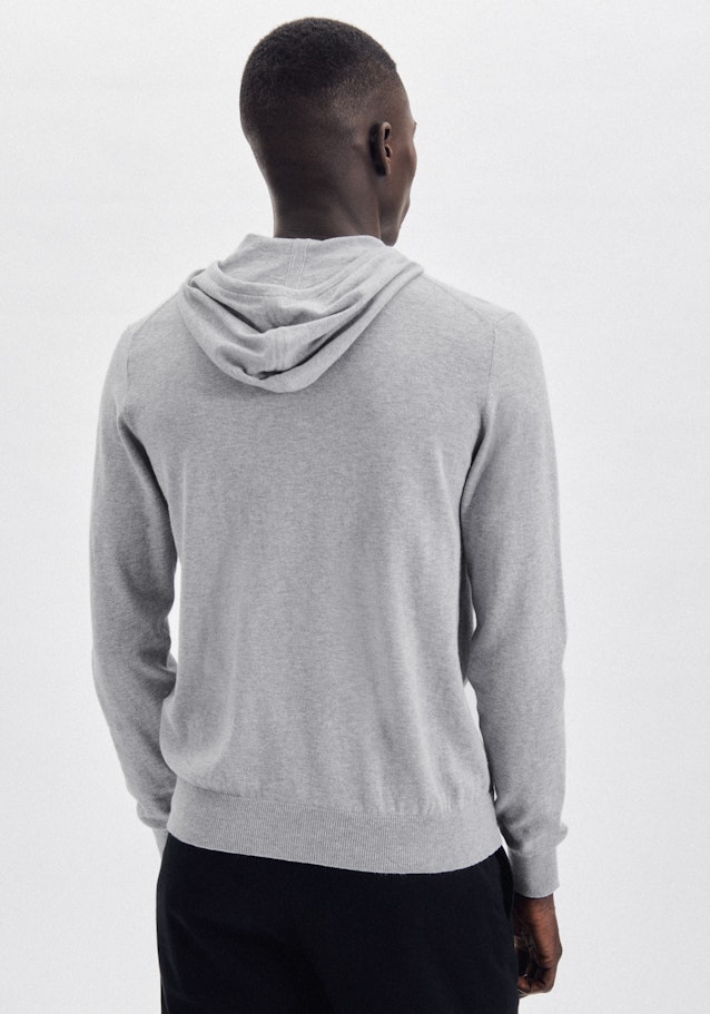 Hood Pullover Uni in Grey | Seidensticker Onlineshop