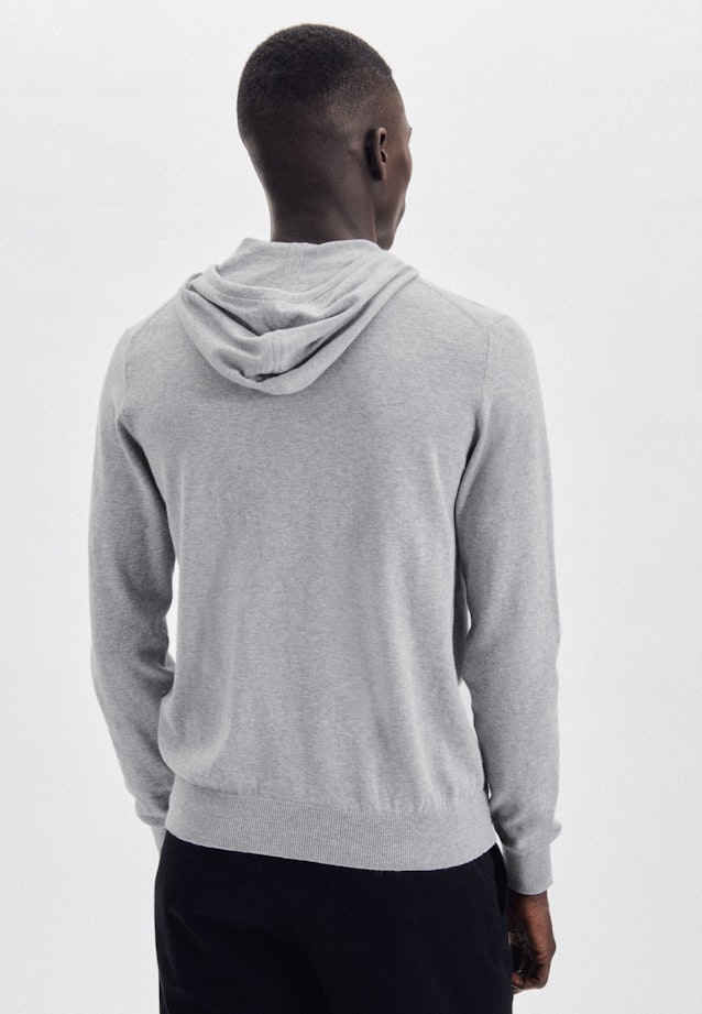 Kapuze Pullover Regular in Grau | Seidensticker Onlineshop