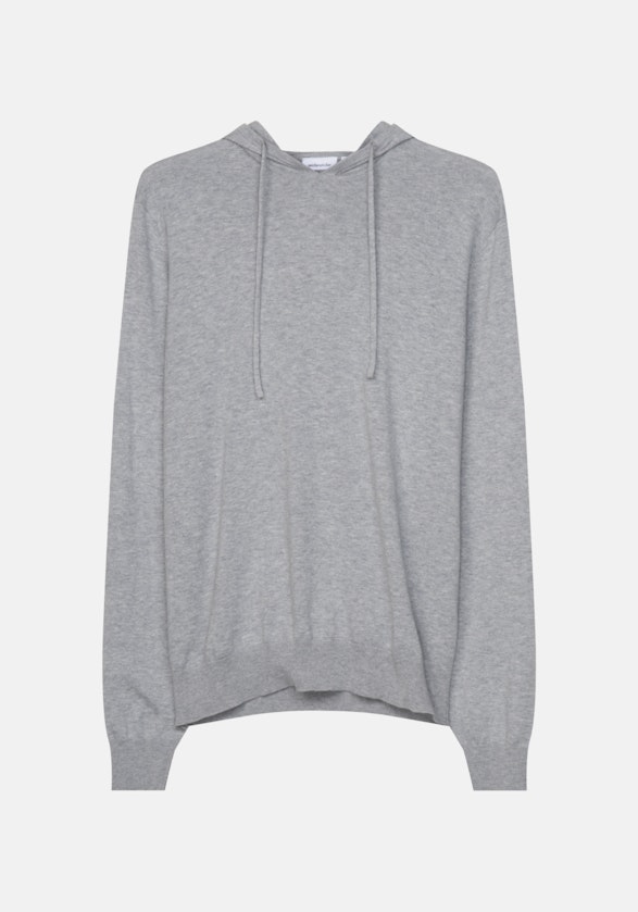 Kapuze Pullover Regular in Grau |  Seidensticker Onlineshop