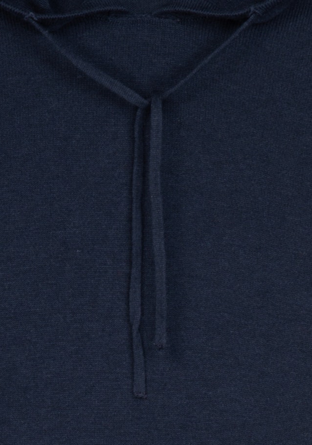 Regular Pullover Uni in Bleu Foncé | Seidensticker Onlineshop