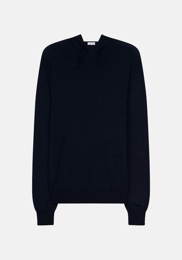 Kapuze Pullover Regular in Dunkelblau |  Seidensticker Onlineshop