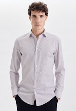 Slim Business Hemd Druck in Rosa/Pink |  Seidensticker Onlineshop