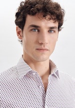 Slim Business Hemd Druck in Rosa/Pink |  Seidensticker Onlineshop