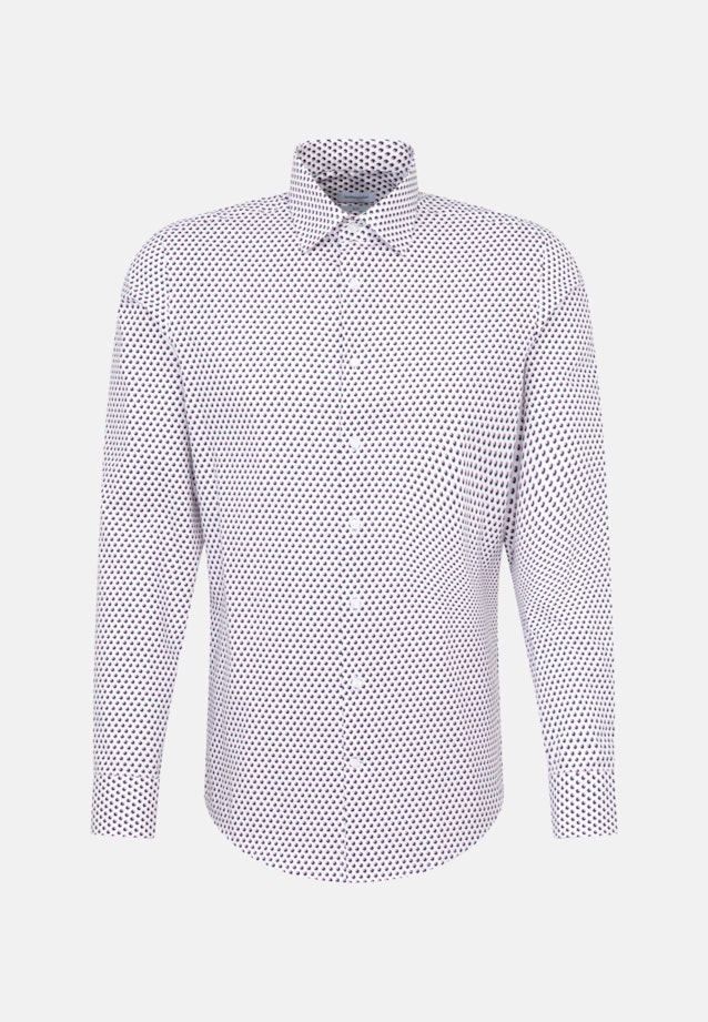 Slim Business Hemd Druck in Rosa/Pink |  Seidensticker Onlineshop