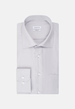 Chemise Business Regular Twill (sergé) Col Kent in Grau |  Seidensticker Onlineshop