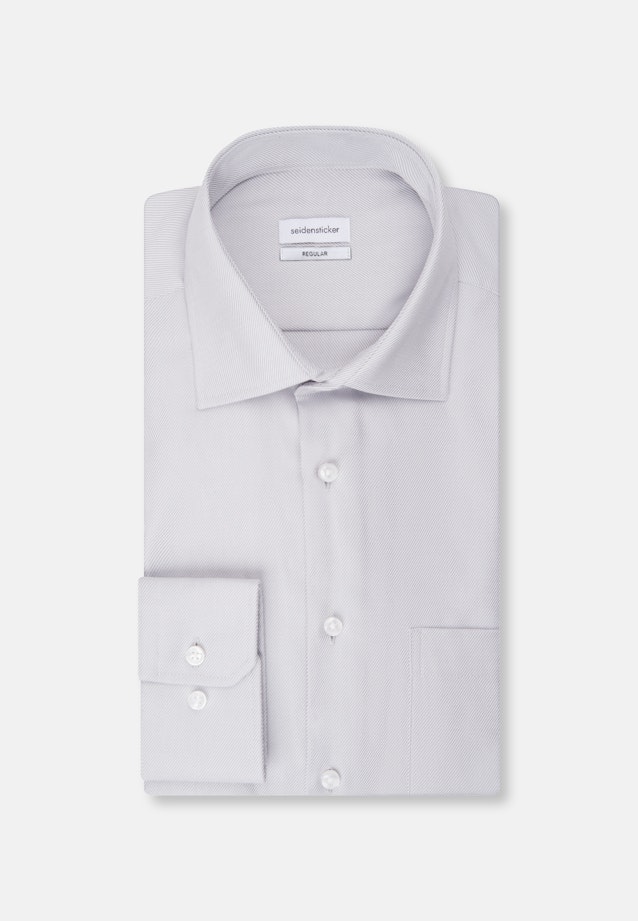 Regular Business shirt Uni in Grau |  Seidensticker Onlineshop