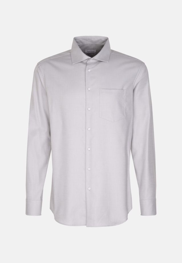 Regular Business shirt Uni in Grau |  Seidensticker Onlineshop