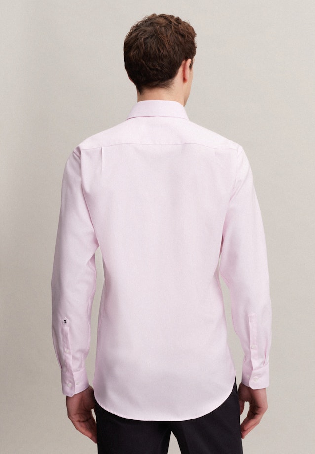 Easy-iron Twill Business Shirt in Regular with Kent-Collar in Pink |  Seidensticker Onlineshop