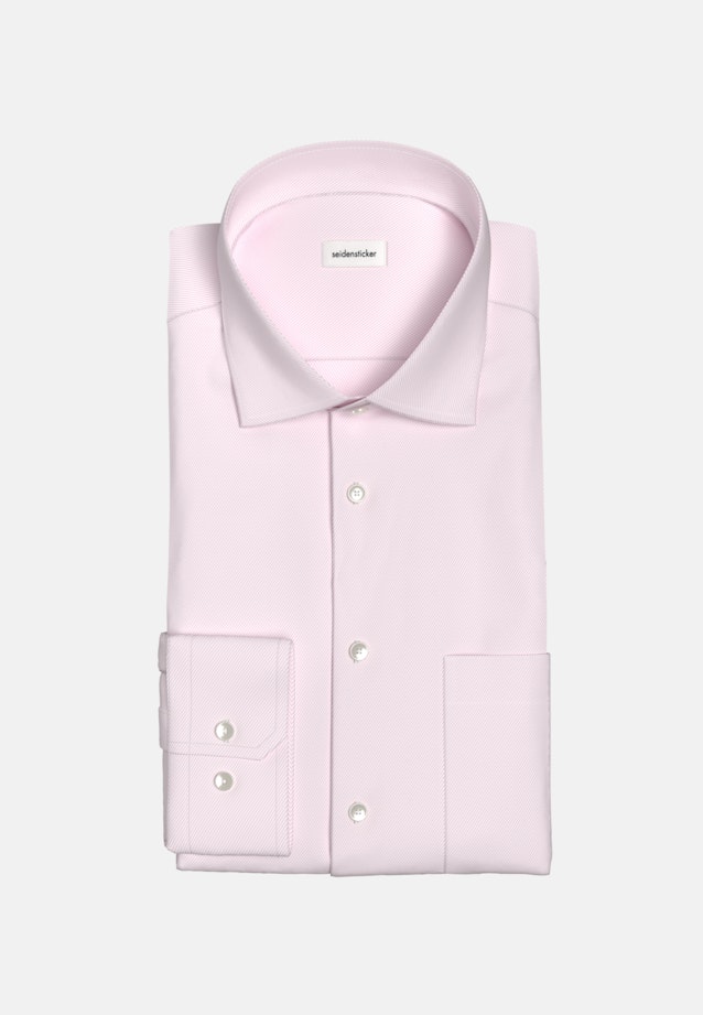 Easy-iron Twill Business Shirt in Regular with Kent-Collar in Pink |  Seidensticker Onlineshop