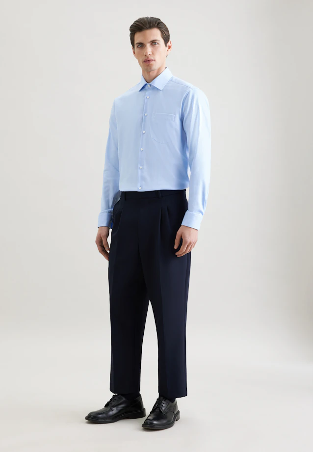 Regular Business shirt Uni in Light Blue |  Seidensticker Onlineshop