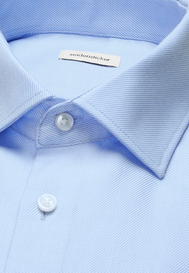 Regular Chemise d'affaires Uni in Bleu Moyen |  Seidensticker Onlineshop