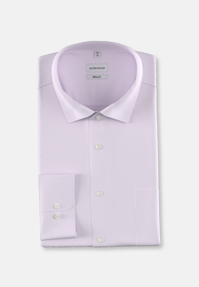 Regular Business shirt Uni in Purple |  Seidensticker Onlineshop
