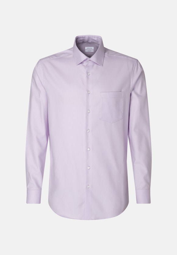 Regular Business shirt Uni in Purple |  Seidensticker Onlineshop