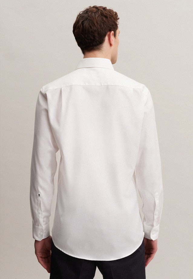 Regular Business shirt Uni in Ecru |  Seidensticker Onlineshop