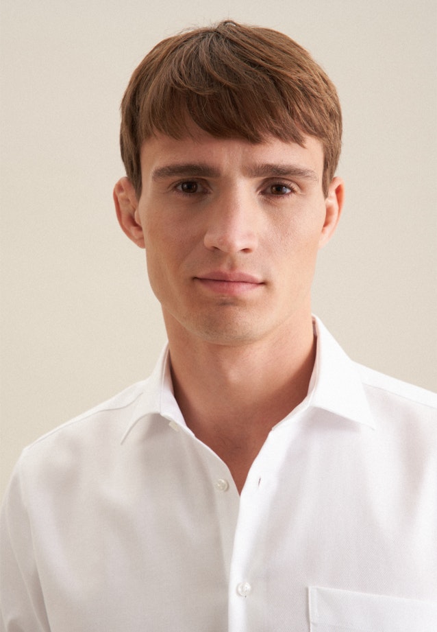 Regular Business shirt Uni in White |  Seidensticker Onlineshop