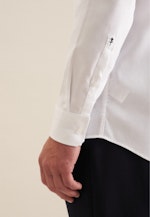 Regular Chemise d'affaires Uni in Blanc |  Seidensticker Onlineshop
