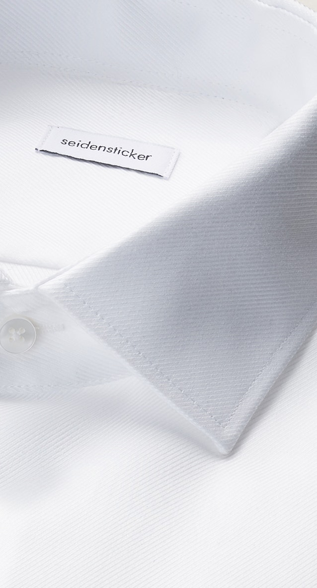 Regular Chemise d'affaires Uni in Blanc |  Seidensticker Onlineshop