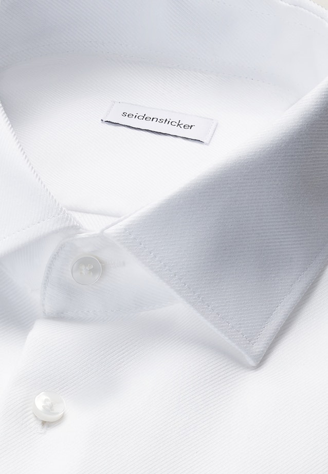 Regular Chemise d'affaires Uni in Blanc |  Seidensticker Onlineshop