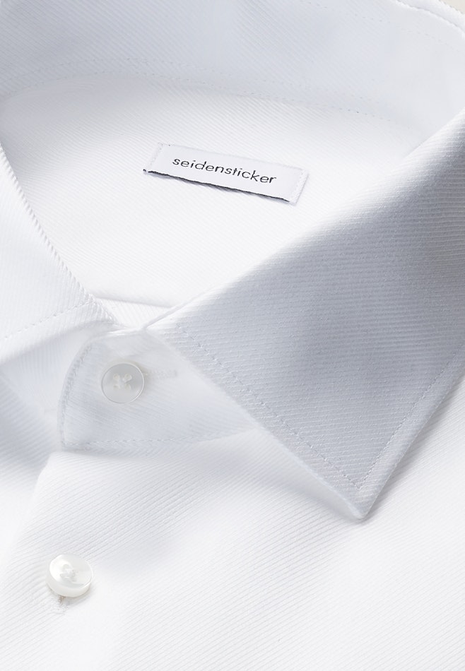 Regular Chemise d'affaires Uni dans Blanc | Boutique en ligne Seidensticker