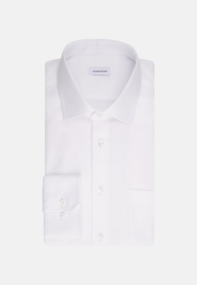 Regular Business shirt Uni in White |  Seidensticker Onlineshop