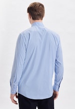 Regular Chemise performance carreaux in Bleu Clair |  Seidensticker Onlineshop