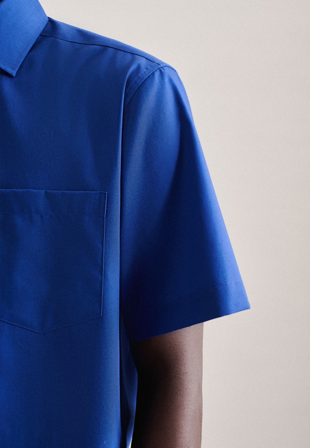 Regular Business shirt Uni in Medium Blue |  Seidensticker Onlineshop