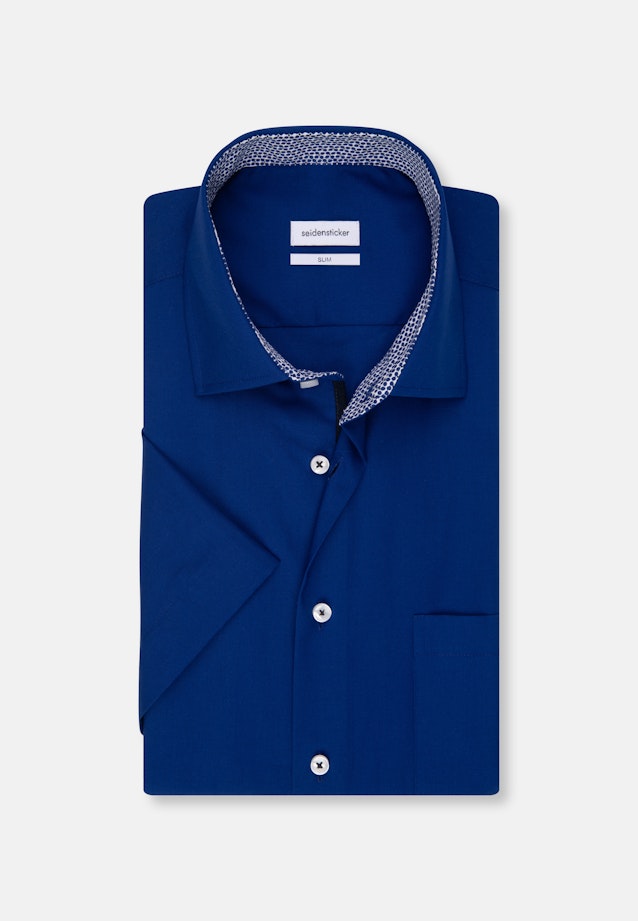 Regular Business shirt Uni in Medium Blue |  Seidensticker Onlineshop
