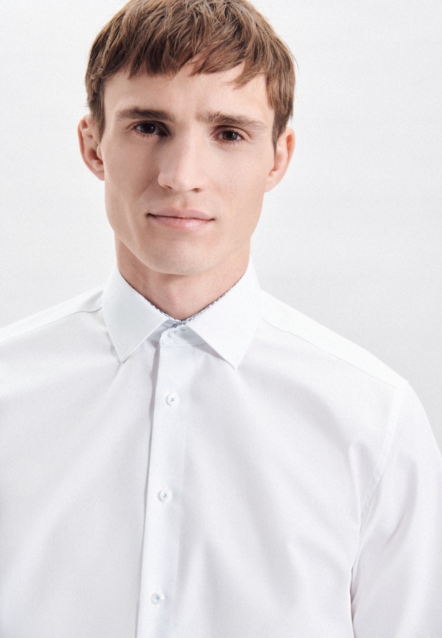 Regular Business Hemd Uni in Weiß |  Seidensticker Onlineshop