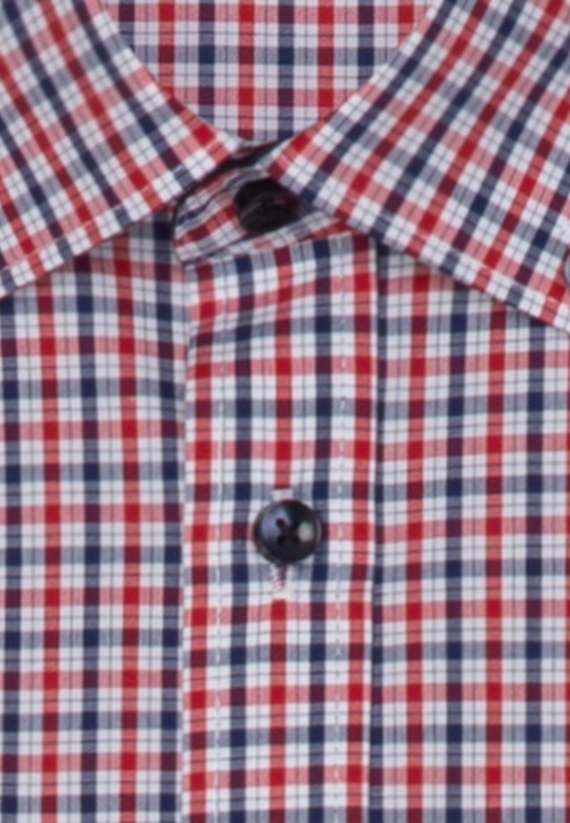 Non-iron Popeline Business overhemd in Regular with Button-Down-Kraag in Rood |  Seidensticker Onlineshop