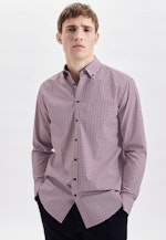 Regular Chemise d'affaires carreaux in Rouge |  Seidensticker Onlineshop