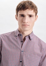 Regular Chemise d'affaires carreaux in Rouge |  Seidensticker Onlineshop