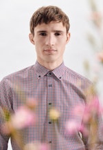 Regular Chemise d'affaires carreaux in Rouge |  Seidensticker Onlineshop