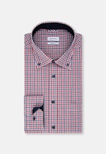 Regular Chemise d'affaires carreaux in Rouge |  Seidensticker Onlineshop