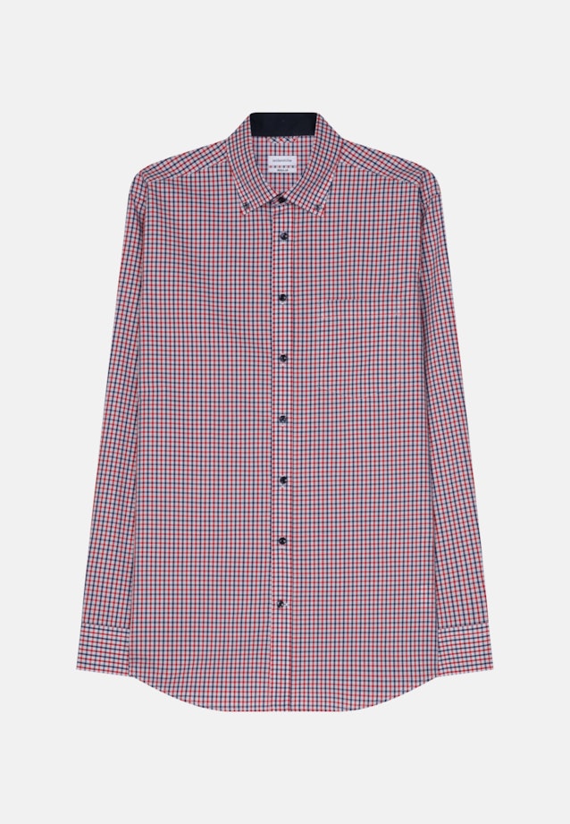 Regular Chemise d'affaires carreaux in Rouge |  Seidensticker Onlineshop
