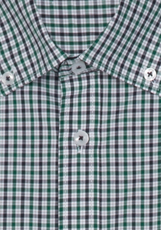 Bügelfreies Popeline Business Hemd in Regular mit Button-Down-Kragen in Grün |  Seidensticker Onlineshop