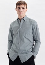 Regular Business Hemd Karo in Grün |  Seidensticker Onlineshop