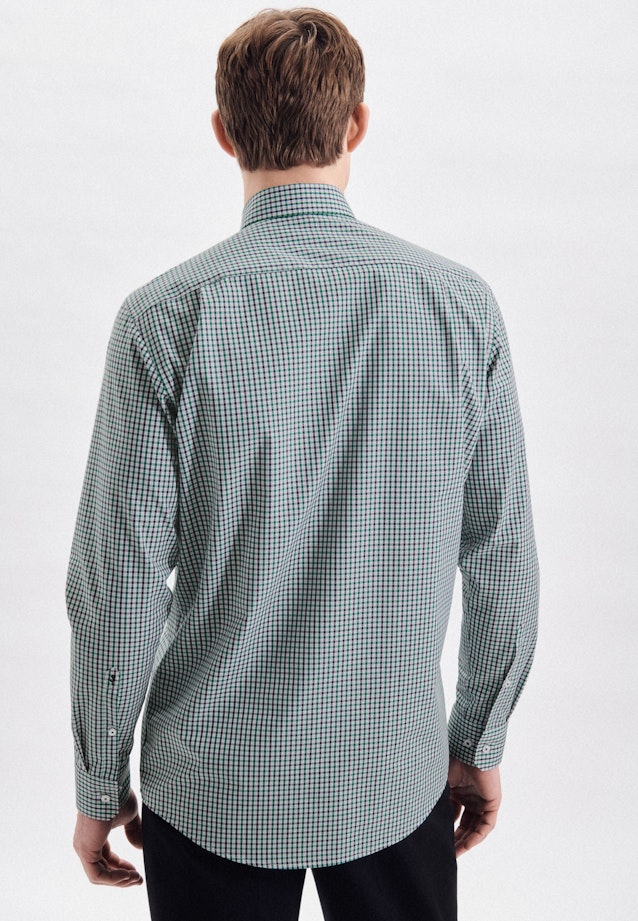 Regular Business Hemd Karo in Grün |  Seidensticker Onlineshop