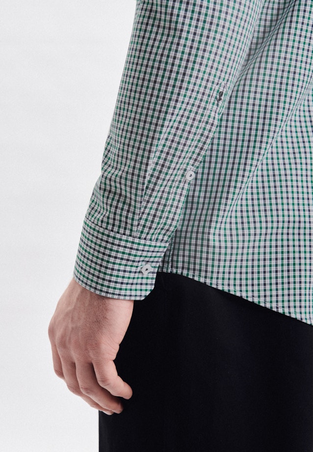 Regular Business Hemd Karo in Grün |  Seidensticker Onlineshop