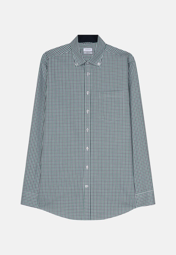 Regular Business Hemd Karo in Grün |  Seidensticker Onlineshop