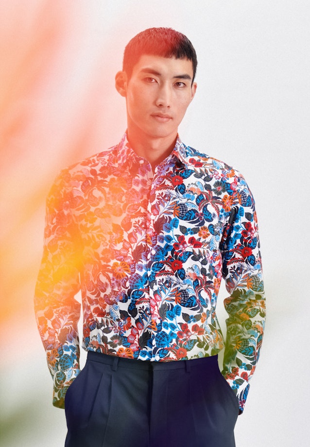 Shaped Business shirt Print in Red |  Seidensticker Onlineshop