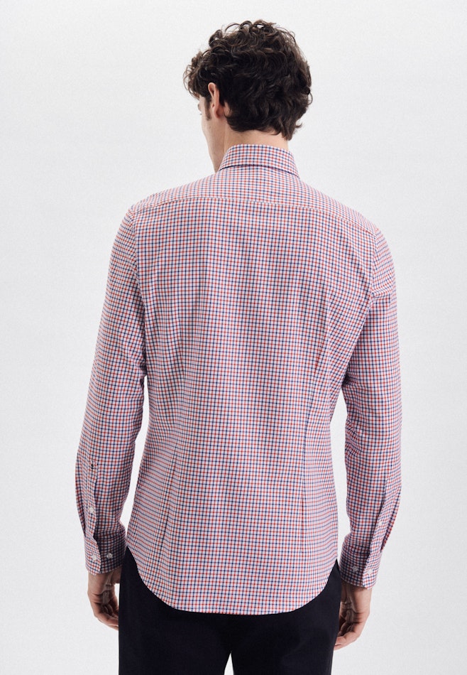 Performance shirt in Shaped with Kent-Collar in Red | Seidensticker online shop