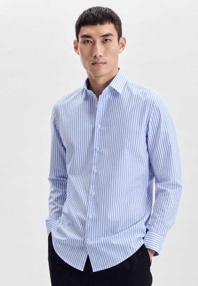 X-Slim Chemise d'affaires rayures in Bleu Clair |  Seidensticker Onlineshop