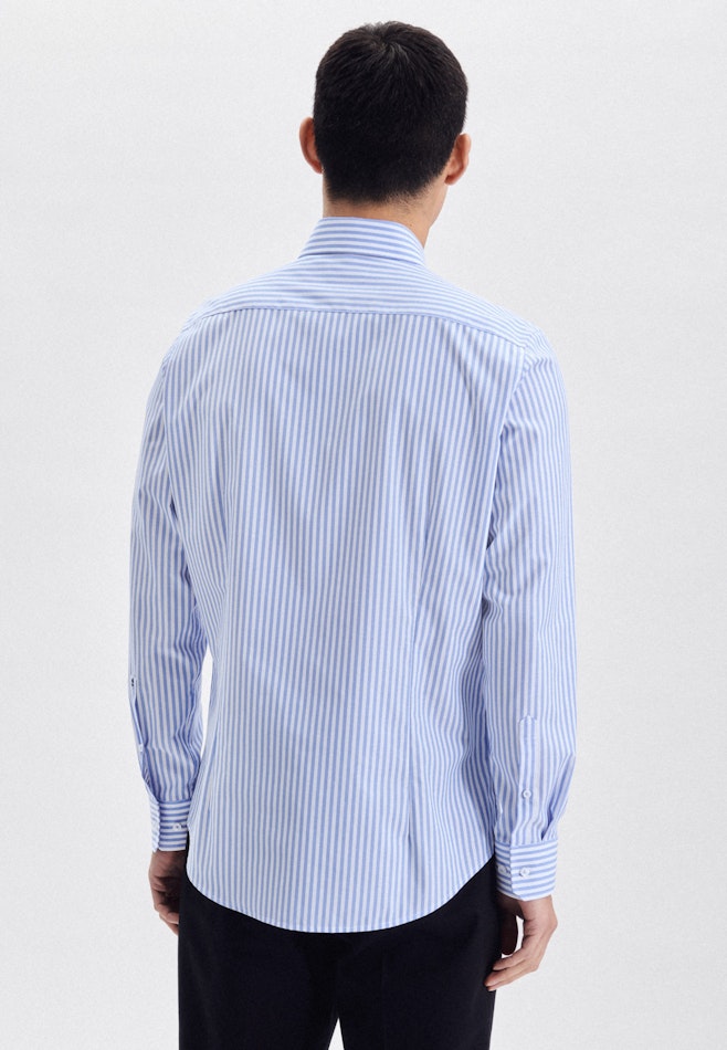 X-Slim Business Hemd Streifen in Hellblau | Seidensticker Onlineshop