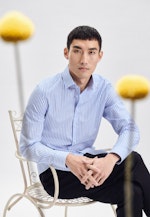 X-Slim Chemise d'affaires rayures in Bleu Clair |  Seidensticker Onlineshop