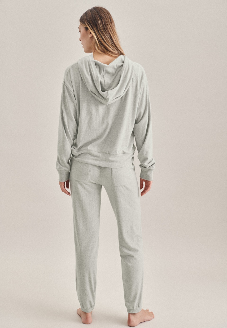 Loungewear-Set Gerader Schnitt (Normal-Fit) in Grau |  Seidensticker Onlineshop