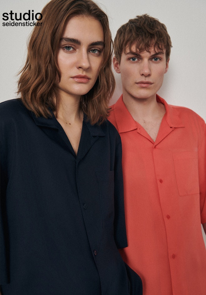 Regular Chemise casual Uni dans Rose Fuchsia | Boutique en ligne Seidensticker