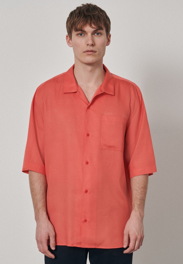 Regular Chemise casual Uni in Rose Fuchsia |  Seidensticker Onlineshop